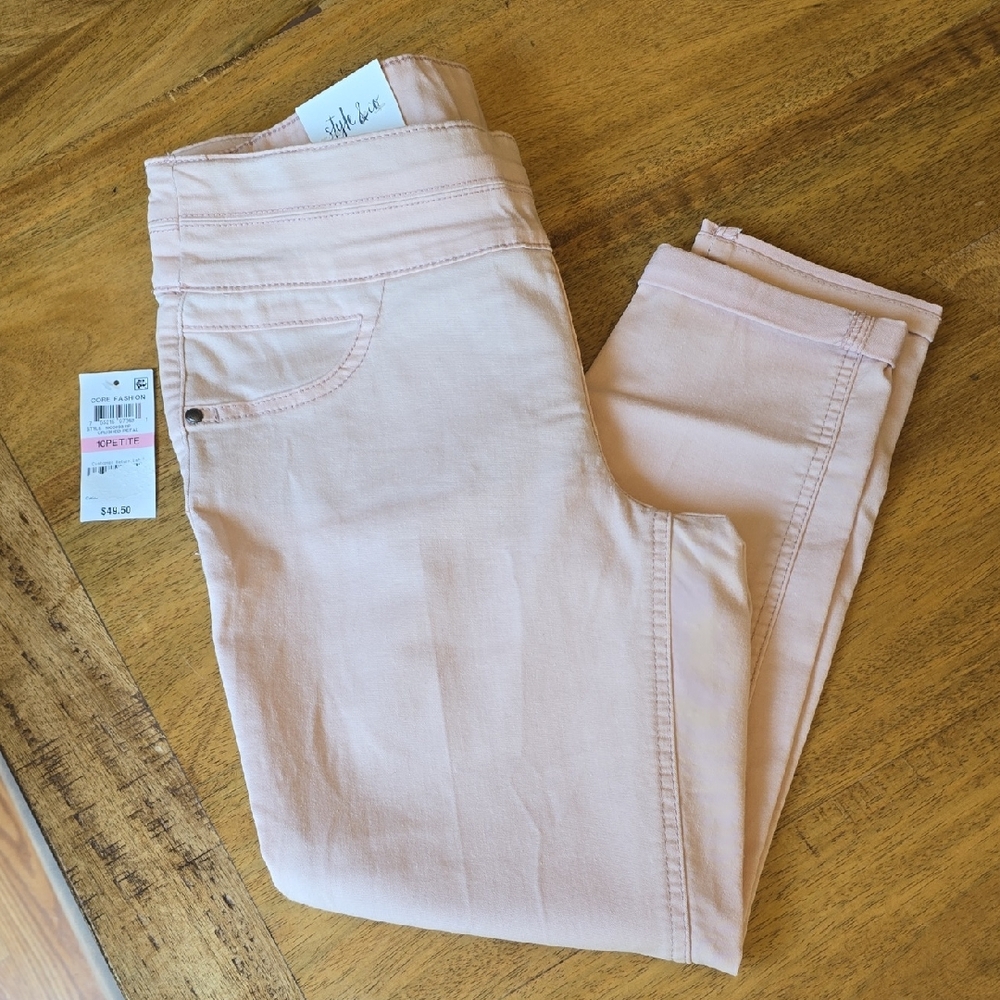 Style & Co. Pink Skinny Jeans Classic Design